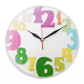 часы настенные APEYRON PL1712034 пластик белый/разноцветный