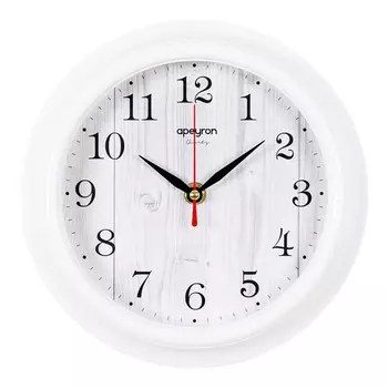 часы настенные APEYRON PL213008 белый пластик