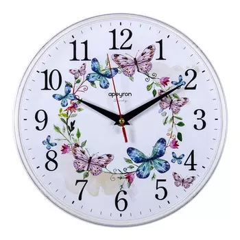 часы настенные APEYRON PL213010 белый пластик