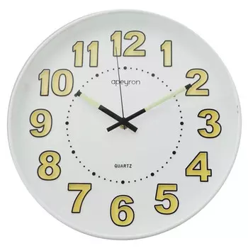часы настенные APEYRON PL 9797 белый пластик