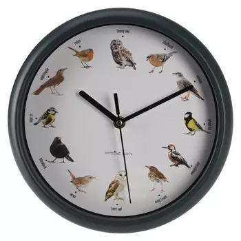 часы настенные KOOPMAN Пение птиц 250х250мм полипропилен мультиколор