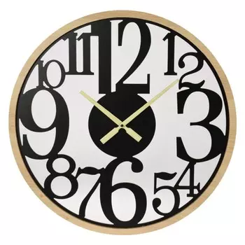 часы настенные KOOPMAN Y36200650 d600мм черно-белый мдф