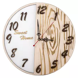 часы настенные круглые ДЕРЕВО D360мм МДФ