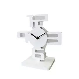 часы настольные ЛАБИРИНТ 1 225x225мм белый МДФ