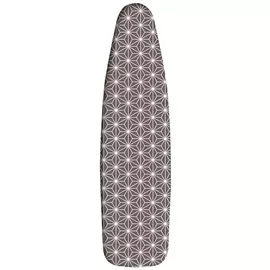 чехол для гладильной доски HAUSMANN жаропрочный 125х45см хлопок серый