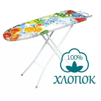 чехол для гладильной доски РЫЖИЙ КОТ 140x58см хлопок, войлок