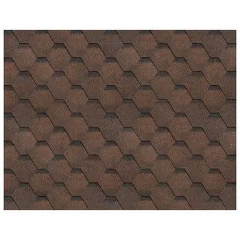 черепица гибкая ТЕХНОНИКОЛЬ Финская Соната 3м.кв. коричневая