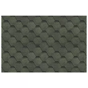 черепица гибкая ТЕХНОНИКОЛЬ Финская Соната 3м.кв. зеленая