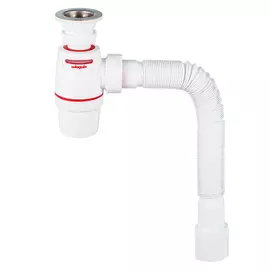 cифон для раковины WIRQUIN Air System 1 1/4х40 с выпуском белый