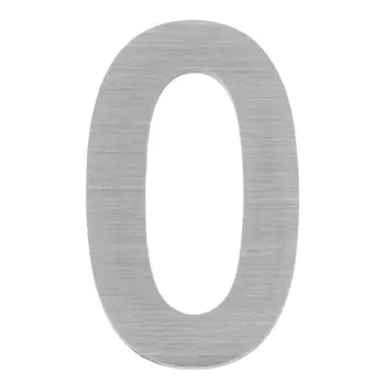 цифра-0 самокл нерж сталь хром сатинированный