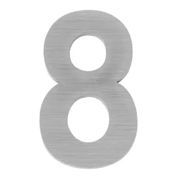 цифра-8 самокл нерж сталь хром сатинированный
