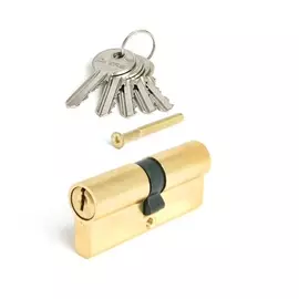 цилиндр ключевой 70мм 35+35 золото