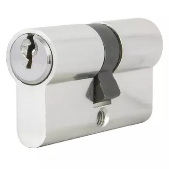 цилиндр ключевой AJAX ax100 60мм 30х30 хром