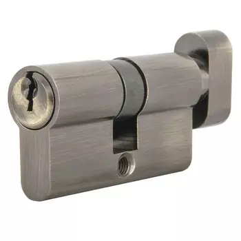 цилиндр ключевой AJAX ax102 60мм 30х30 бронза вертушка