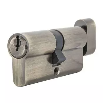 цилиндр ключевой AJAX ax102 70мм 35х35 бронза вертушка