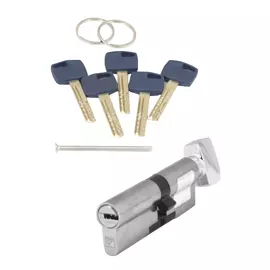 цилиндр ключевой APECS Premier XR 80мм 45+35 никель вертушка