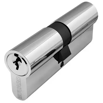 цилиндр ключевой Fuaro Lock 100 za 60мм 30х30 хром