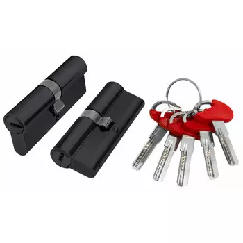 цилиндр ключевой Fuaro Lock d-pro500 60мм 30х30 черный