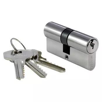 цилиндр ключевой MORELLI 60мм 30+30 хром
