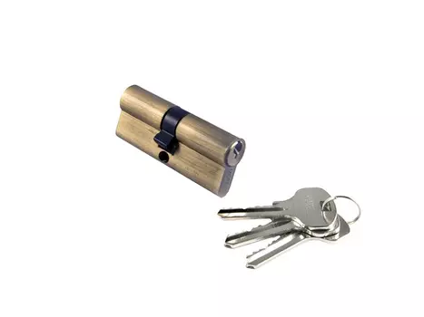 цилиндр ключевой MORELLI 70мм 35+35 бронза