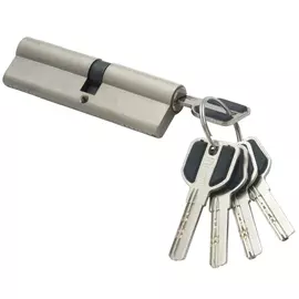 цилиндр ключевой MSM 70мм 30+40 матовый никель