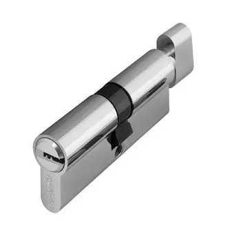 цилиндр ключевой Punto Lock a202 60мм 30х30 никель вертушка