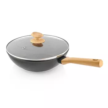 cковорода-вок WALMER York 28см антипригарная, кованый алюминий, индукция