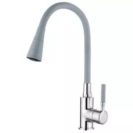 cмеситель для кухни LEDEME L4199-9 серый хром