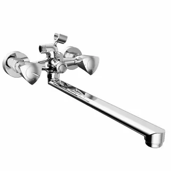 Cмеситель для ванной TOKITO Edo 365мм двухрычажный латунь хром