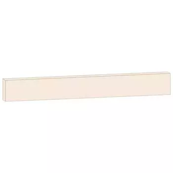 цокольная планка 2400х16х150мм крем ДСП