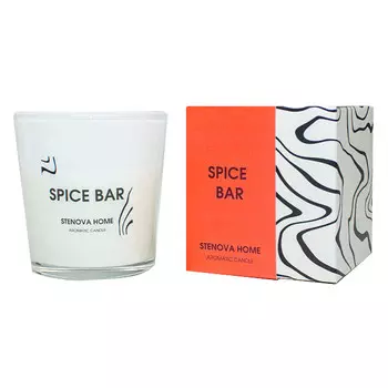 cвеча в стакане STENOVA HOME Spice Bar 8x8,3см 36ч/г ароматизированная