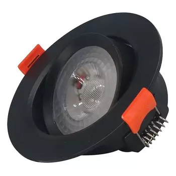 cветильник встраиваемый БАЛТИЙСКИЙ СТИЛЬ 9Вт 4500К поворотный чёрный