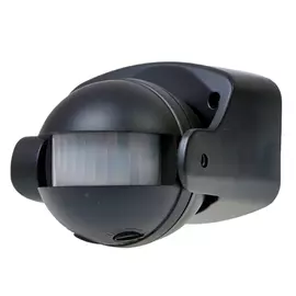 датчик движения 110 черный IP44 наружная проводка