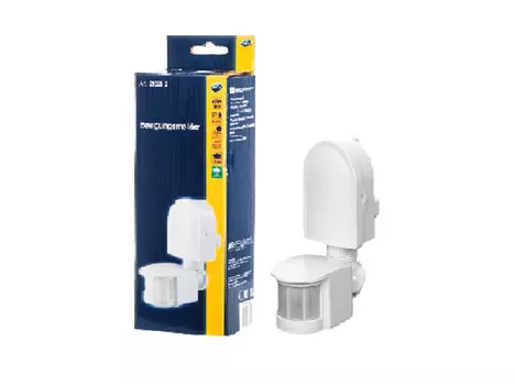 датчик движения DD-1 Standart 180 градусов IP44 настенный белый