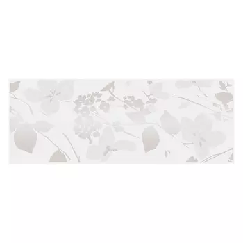 декор настенный 15х40 ВИЛЛАНЕЛЛА цветы, белый