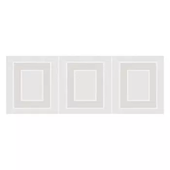 декор настенный 15х40 ВИЛЛАНЕЛЛА геометрия, белый