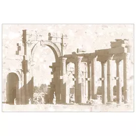 декор настенный 20х30 ПАЛЬМИРА D1, бежевый