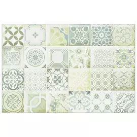 декор настенный 20х30 РАВЕННА D, зеленый