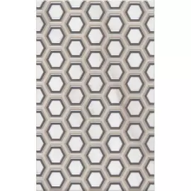 декор настенный 25х40 Гран Пале, серый