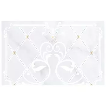 декор настенный 25х40 Милана 01 светло-серый