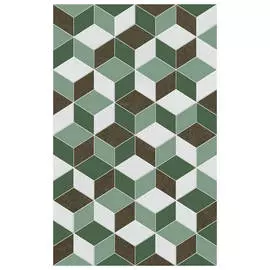 декор настенный 25х40 Веста 02 зелёный