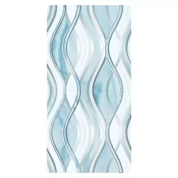 декор настенный 25х50 Калипсо голубой