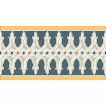 декор настенный KERLIFE Menara 12х31,5 орнамент разноцветный