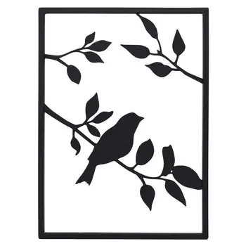 декор настенный Solo 250х10х342мм алюминий черный