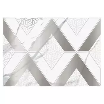 декор настенный ВКЗ Axima Виченца 28х40 см светло-серый