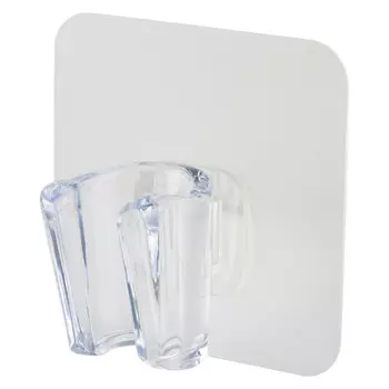 держатель для душа РЫЖИЙ КОТ липучка силикон прозрачный