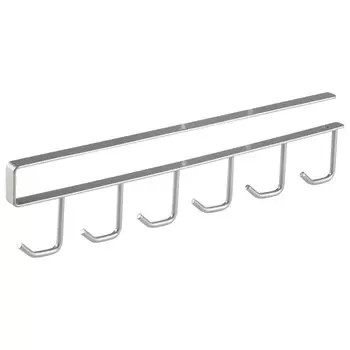 держатель для кружек MALLONY L'ordine 6 крючков 28x1x6,5см подвесной сталь
