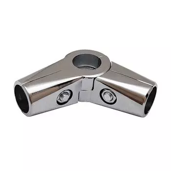 держатель для трубы D-25 двойной угловой регулируемый