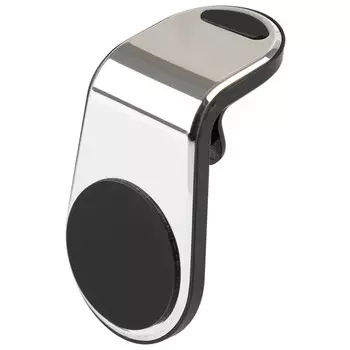 держатель телефона магнитный ENERGY EM-004 в дефлектор серебро