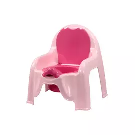 детский горшок-стульчик пластик розовый